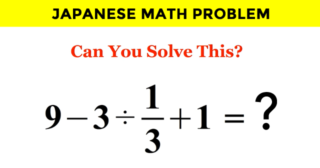 Only 60 Of Japanese People Could Find The Correct Answer Can You 